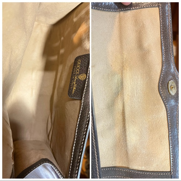 ❗️SOLD❗️GG Supreme❤️ Super Attractive Timeless ❤️EUC Brown MUST HAVE Hard 2 Find - Picture 9 of 14